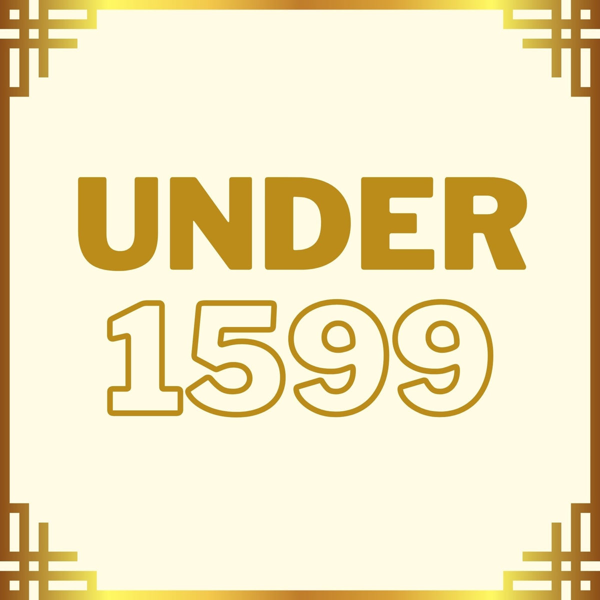 Under 1599