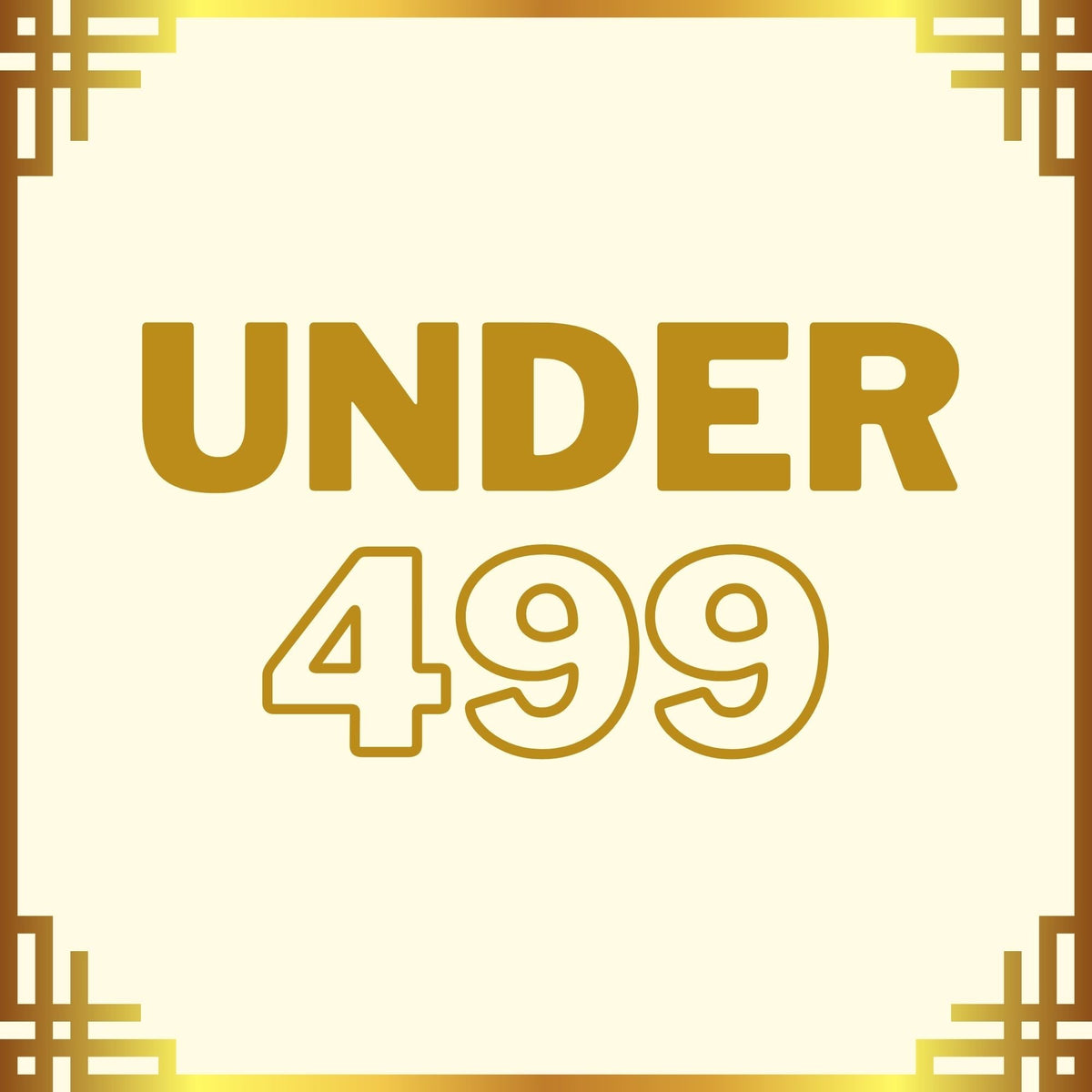 Under 499