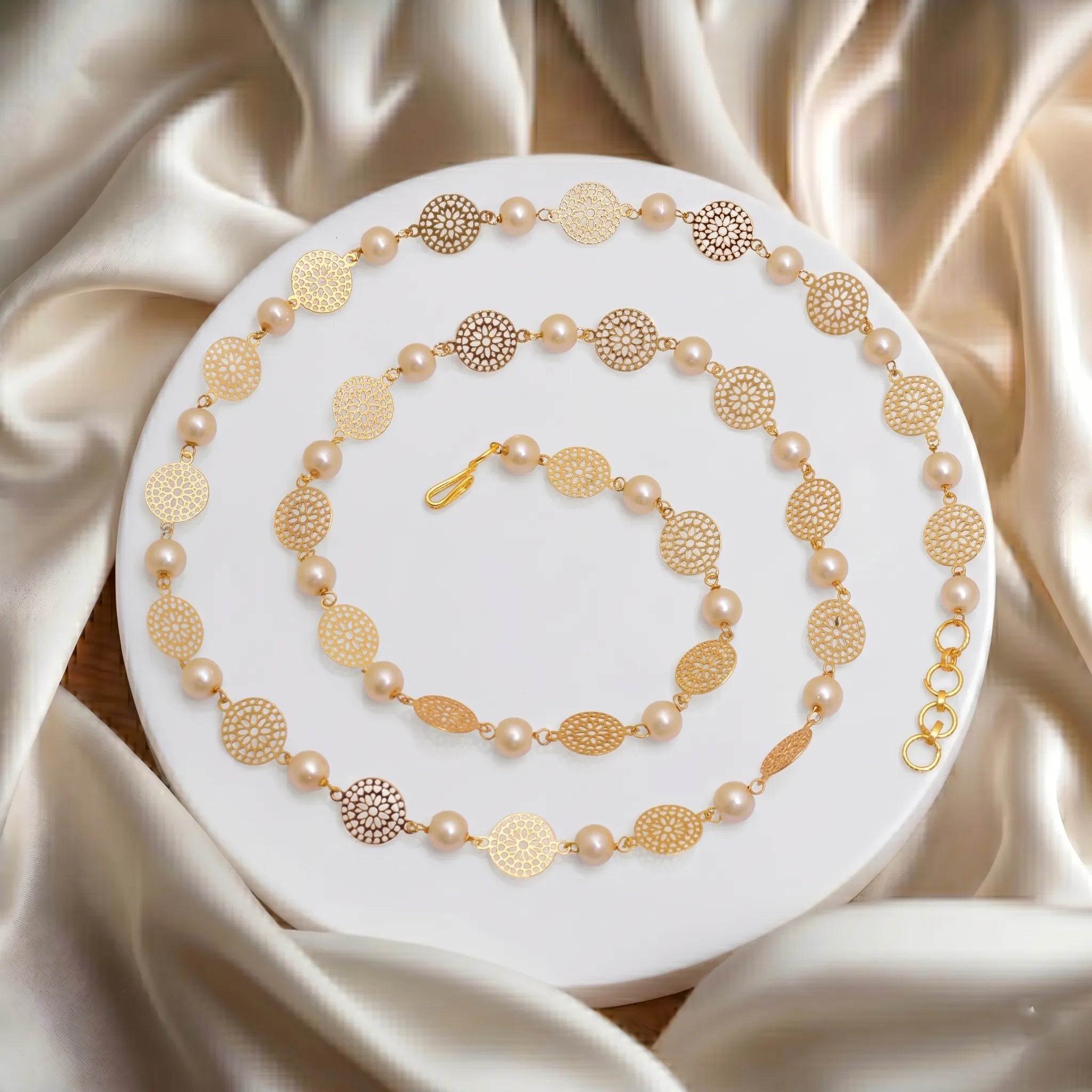 Filigree Pearl Chain