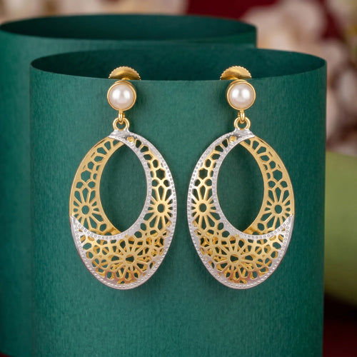 Filigree Oval Earrings