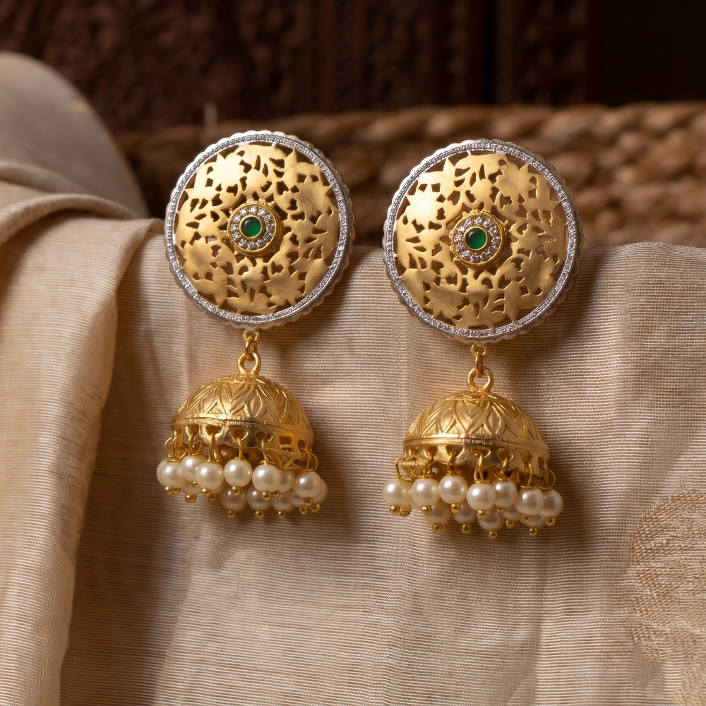 Rajwada Pearl Jhumki