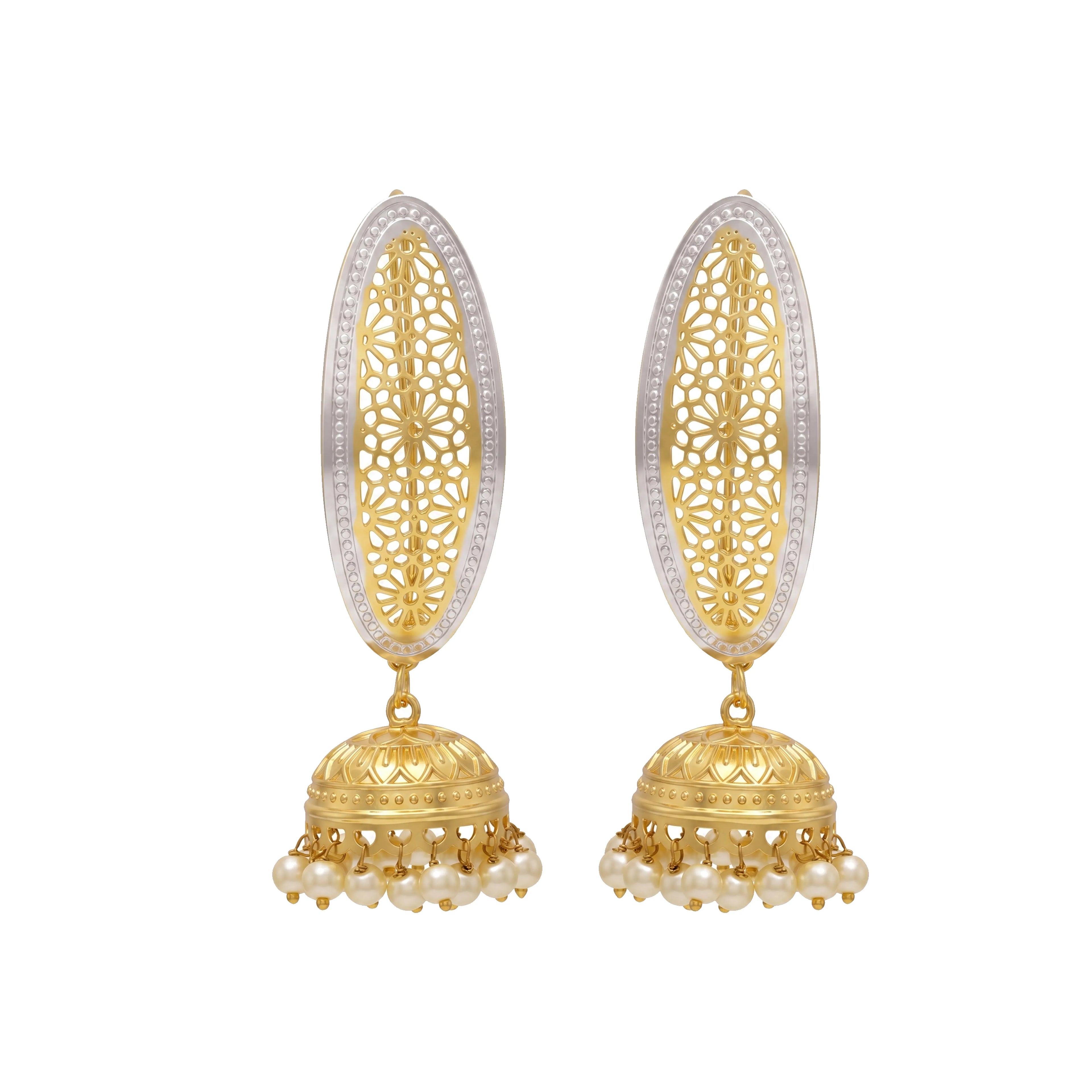 Ivory Pearl Jhumki