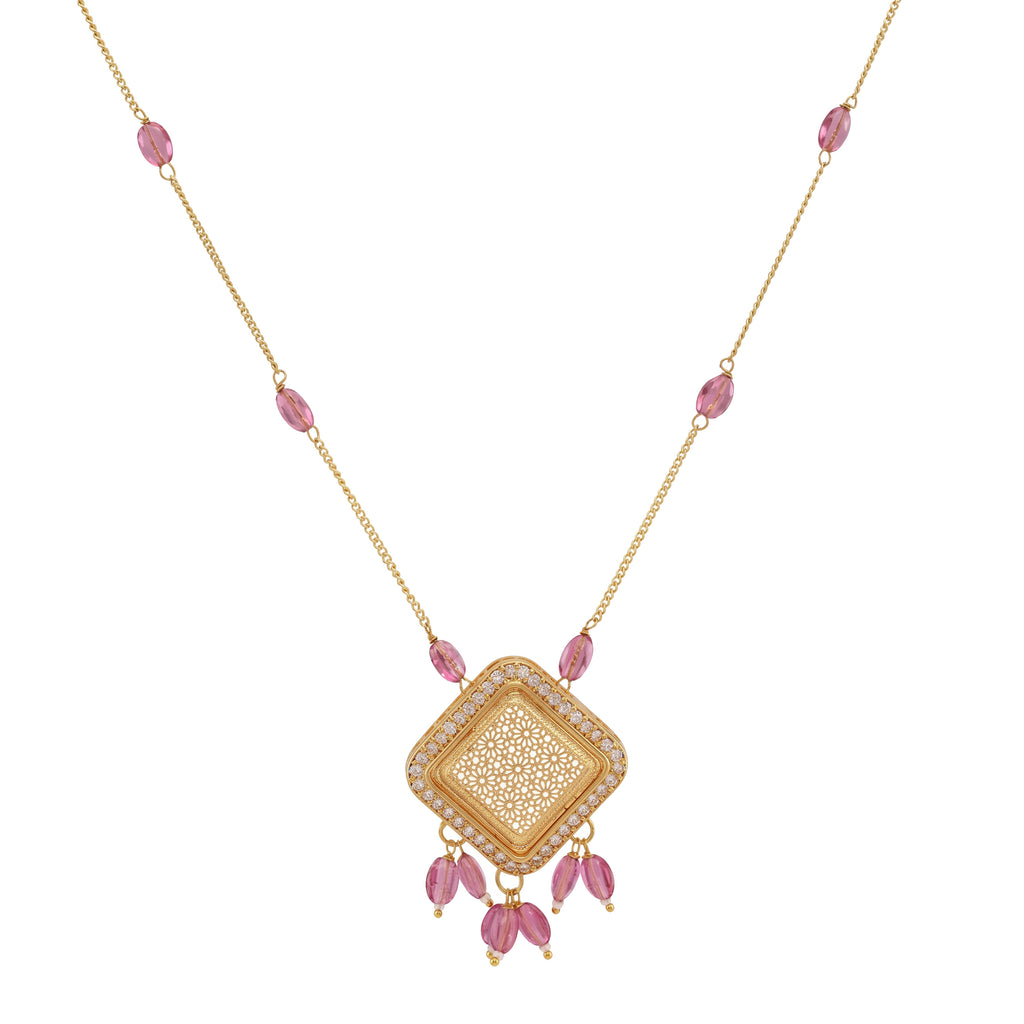 Rajsi Blush Pendent Set