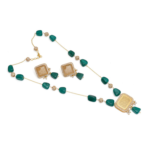 Emerald Prism Necklace
