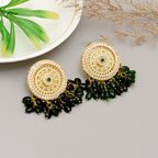 Emerald Eclipse Earring