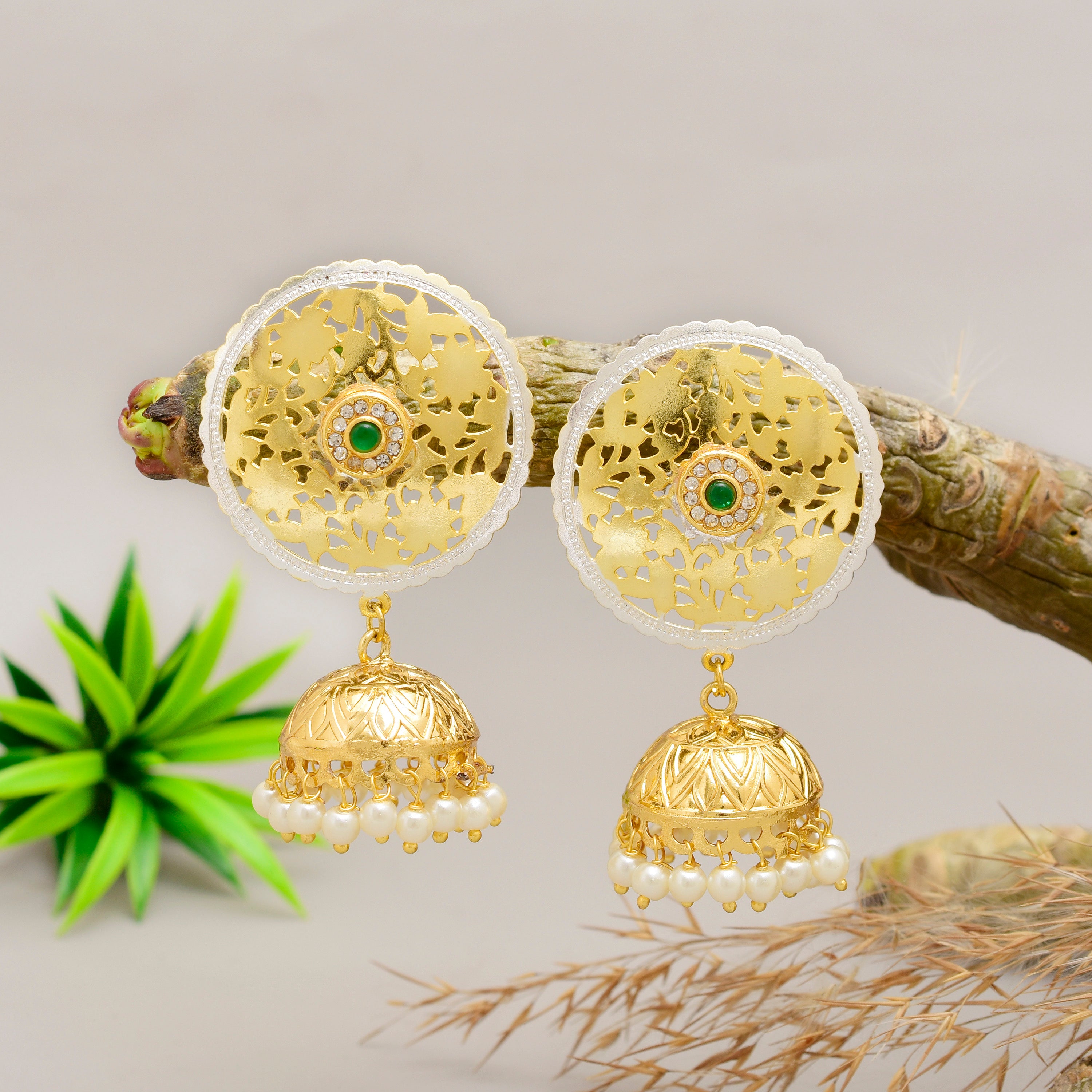 Rajwada Pearl Jhumki