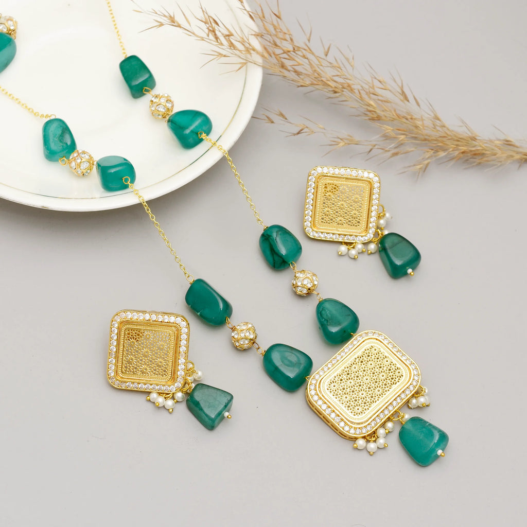Emerald Prism Necklace