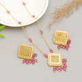 Rajsi Blush Pendent Set